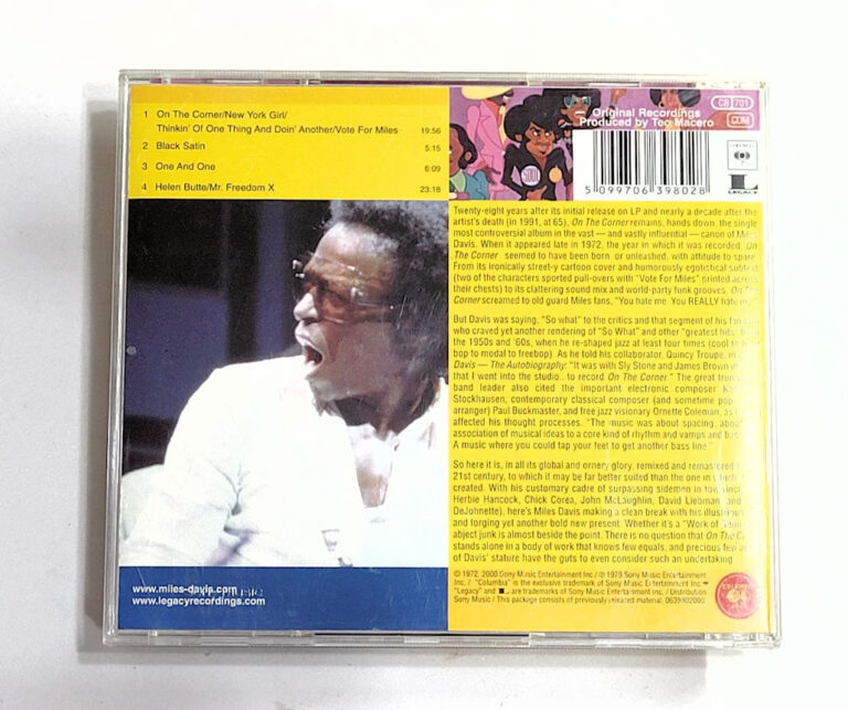 MILES DAVIS on the corner CD - JAZZ CD - Görsel 2