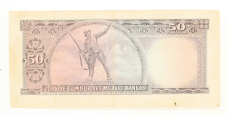 5. Emisyon 50 Lira 1971 *ND (1979) 7.tertip Y harfi (Nadir) Pick#187Aa - EF+ *ççt+ - Görsel 2