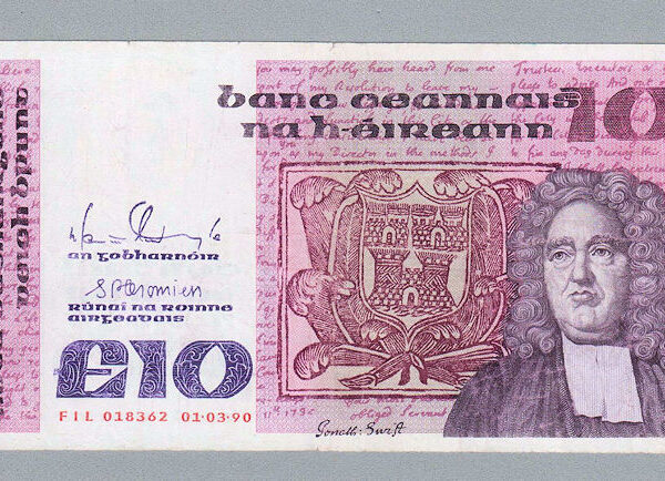 IRELAND 10 Pounds 01.03.1990 EF *ççt