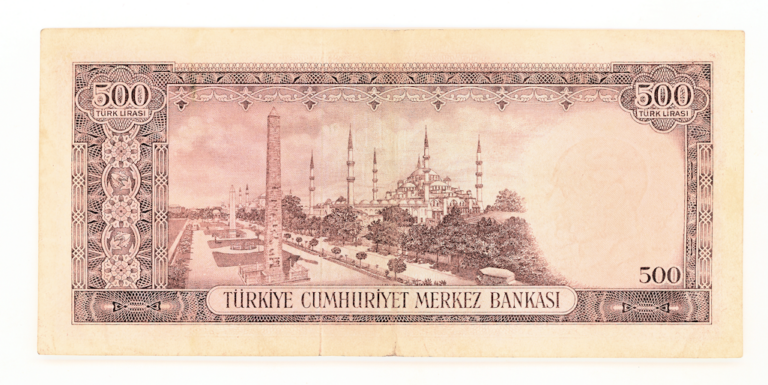 5. Emisyon 500 Lira 1962-1976 Pick#178a *VF – 3. Tertip *çt - Görsel 2
