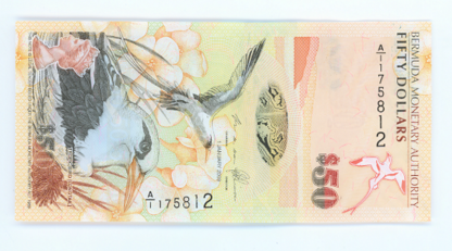 BERMUDA 2009 YILI 50 DOLAR ÇİL - UNC *SATILDI - OUT OF STOCK