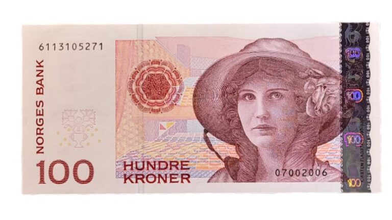 NORWAY NORVEÇ 2006 YILI 100 KRON ÇİL