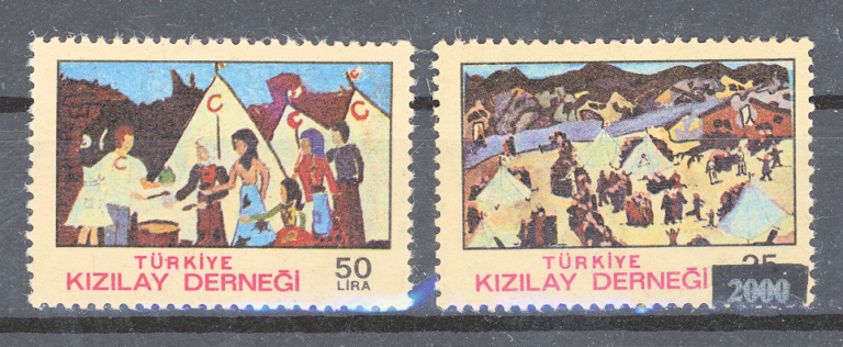 KIZILAY 2000 sürşarjlı **MNH (Nadir)