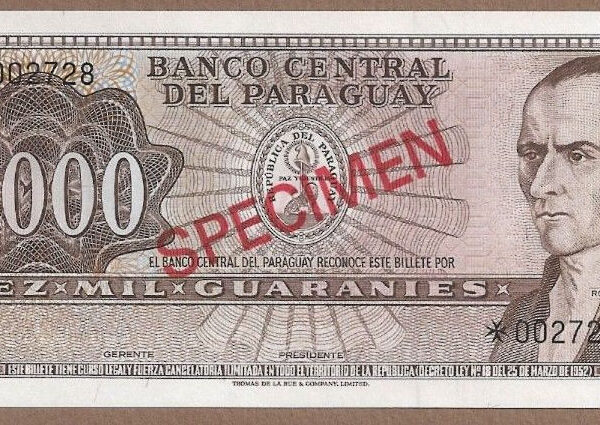 DOMINICANA 1000 Pesos Oro SPECIMEN - UNC