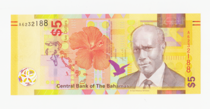 BAHAMAS 5 Dollars 2020 - UNC