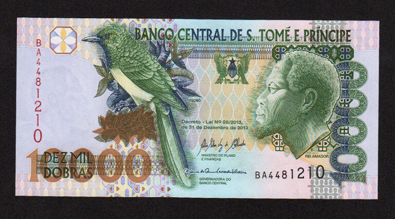 S.TOME 10000 Dobras UNC - çil