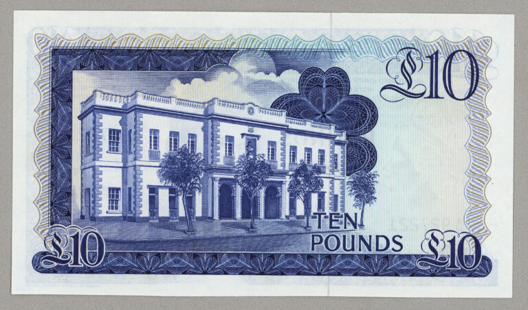GIBRALTAR Cebelitarik 10 Pounds 1986 Pick#22b - UNC *çil banknot - Görsel 2