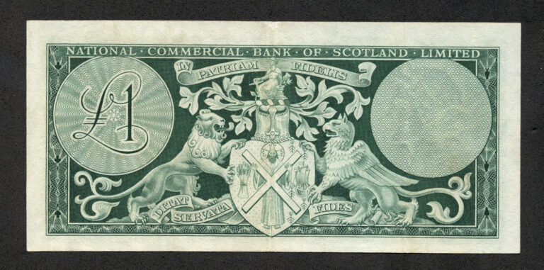 Iskoçya SCOTLAND  1 POUND 1963 aUNC/çilalti - Görsel 2