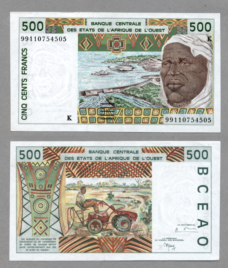 West African States, K Senegal, 500 Francs  UNC - çil banknot *SATILDI - OUT OF STOCK