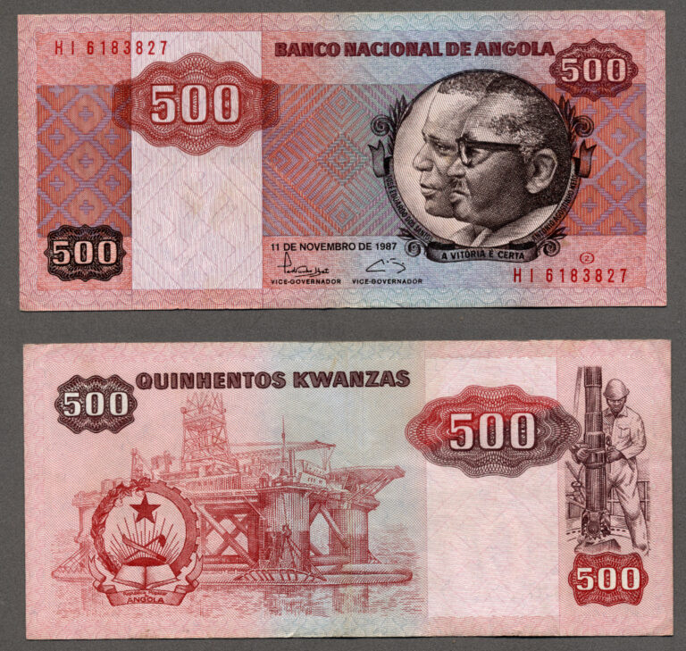 ANGOLA 500 KWANZAS 1987 – UNC