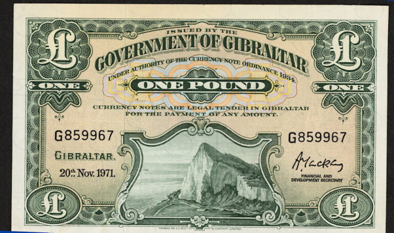 Gibraltar 1 Pounds 1971 *VF