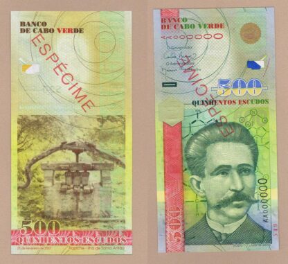 CABO VERDE 500 Escudos SPECIMEN - UNC