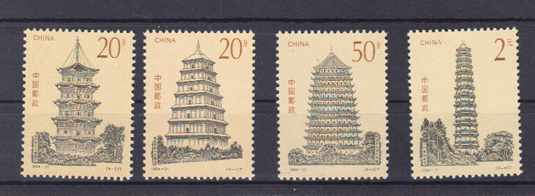 Çin Halk Cumhuriyeti CHINA (1994-21) Tempels **MNH