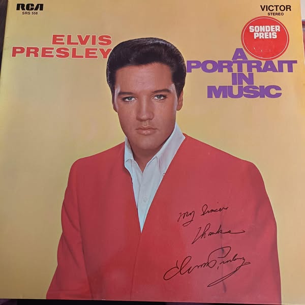 ELVIS PRESLEY - A Portrait In Music 1970 Almanya - Gatefold K_8.5 * P_8.5