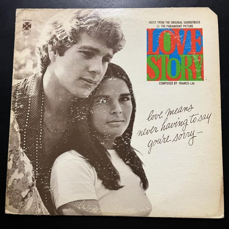 LOVE STORY Plak:8 Kapak:7,5 Usa Baskı *SATILDI - OUT OF STOCK SATILDI