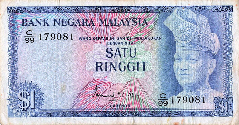 MALAYSIA 1 $ - VF+