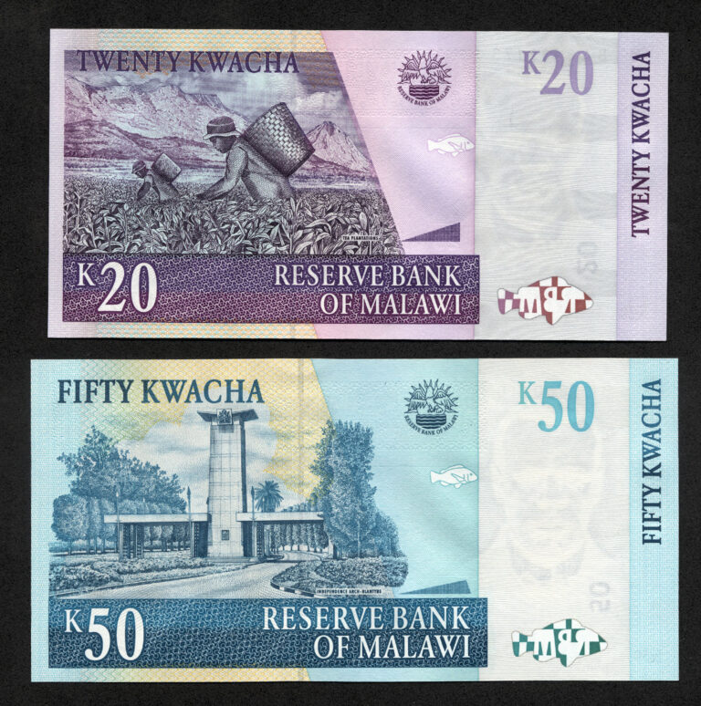 MALAWI 20+50 Kwacha – UNC - Görsel 2