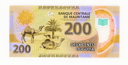 Mauritania 200 Ouguiya 2017 Pick#24a UNC