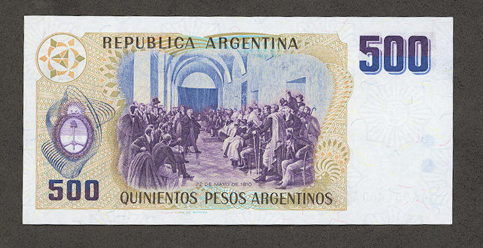 ARGENTINA 500 Pesos UNC