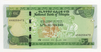 ETHIOPIA Etyopya 10 Birr 2020 UNC - çil