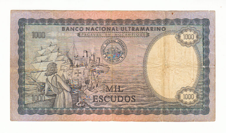 Moçambique Mozambik 1000 Escudos 1972 *VF/Fine - Görsel 2