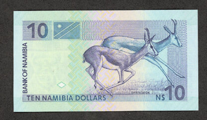 Namibia 10 Dollars 2002, UNC, P-5 UNC