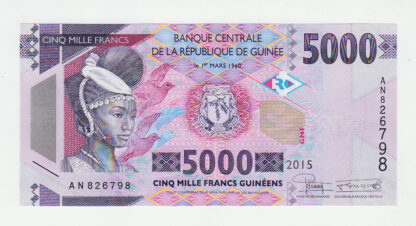 Guineé 5000 Francs UNC