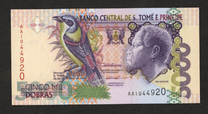 St. Tomé Principe 5000 Dobras 1996 UNC