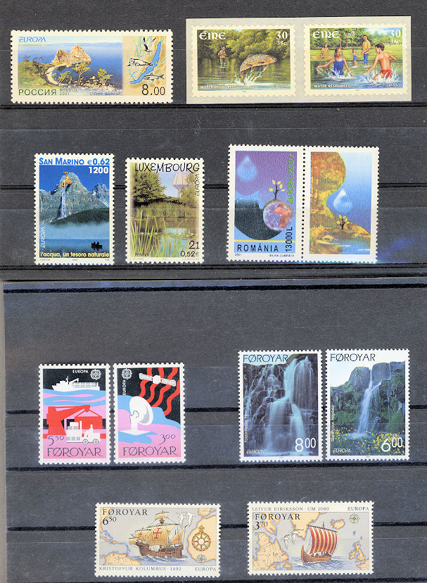 Europa CEPT Big Stamps Lot #04 Mint **MNH