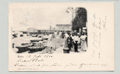 BRAZIL Bahia 1900 used postcard