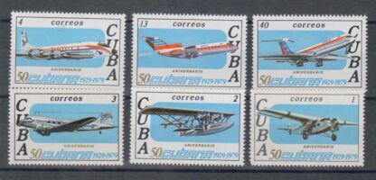 CUBA Küba *Uçak motif Mint **MNH