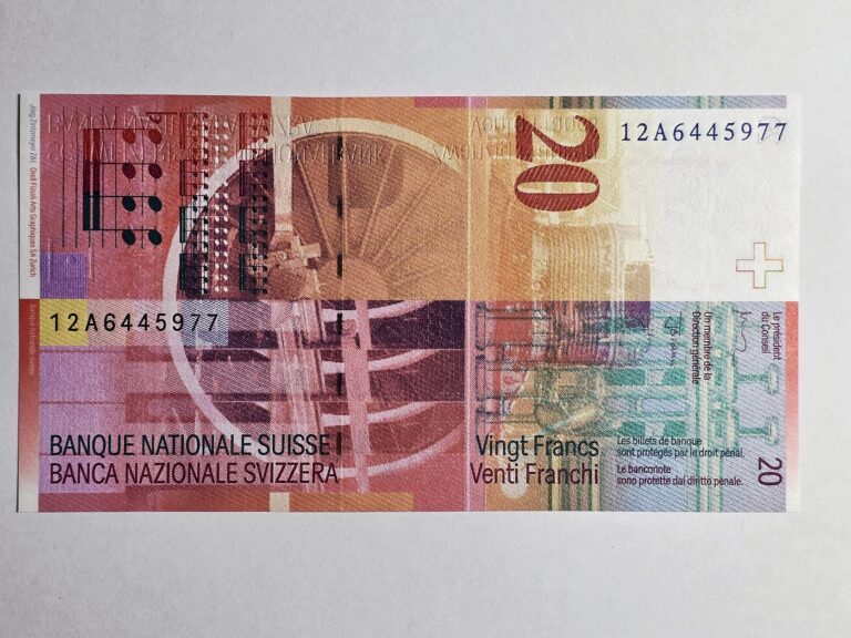 SWITZERLAND SCHWEIZ SUISSE 20 Francs 2012 E. Honnegger - UNC - Görsel 2