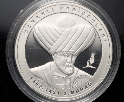 Darhane Osmanlı padişahları 2.Murad (ikinci Murat) no. 6 hatıra parası gümüş *sertifikasız