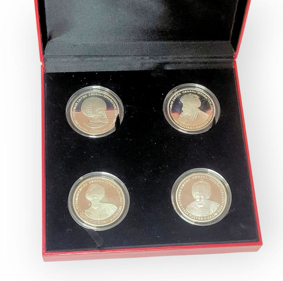Darhane Osmanlı padişahları 2007/2008 (80 adet basılmıştır) 2.Beyazit, Yıldırım Beyazıt, 1.Murat, ve 2.Selim - hatıra parası gümüş *sertifikasız