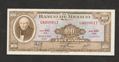 MEXICO 100 Peso 1973 UNC