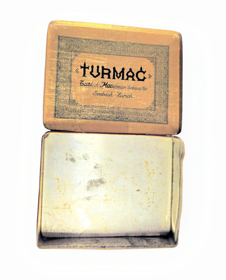 TURMAC Turkish Tabak 100 Cigaretten Metallblech Tin *Blue Fire Edıtıon (RARE!!) - Görsel 2