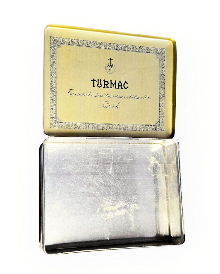 TURMAC Turkish Tabak 100 Cigaretten Metallblech Tin *Blue - Görsel 2