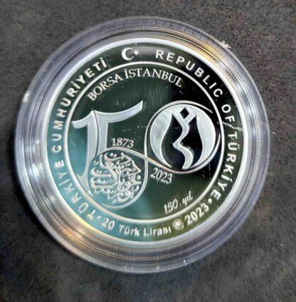 BORSA ISTANBUL 150 Yılı Gümüş *SERTIFIKALI