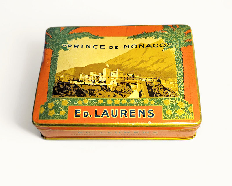 PRINCE de MONACO 100 Cigaretten Metallblech Tin
