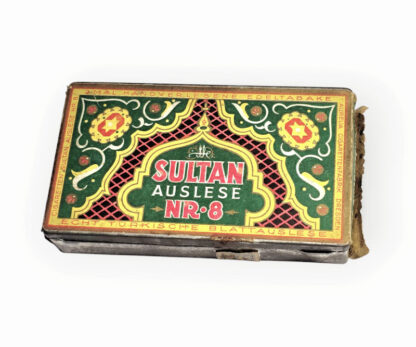 SULTAN Turkish Tabak 25 Cigaretten Metallblech Tin *Auslese Nr.8 (RARE!!)