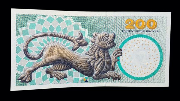 DENMARK Danimarka 200 Kroner UNC - Görsel 2