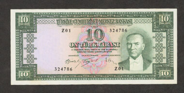 5. Emisyon 2 buçuk Lira 1960-66 – 4. Tertip