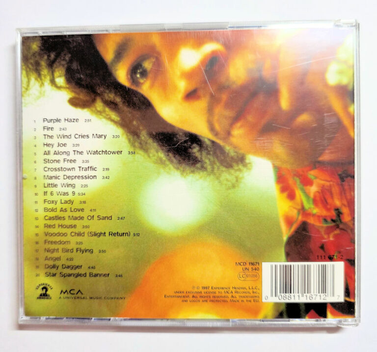 JIMI HENDRIX experince hendrix (CD ve Kapak iyi durumda) - Görsel 2