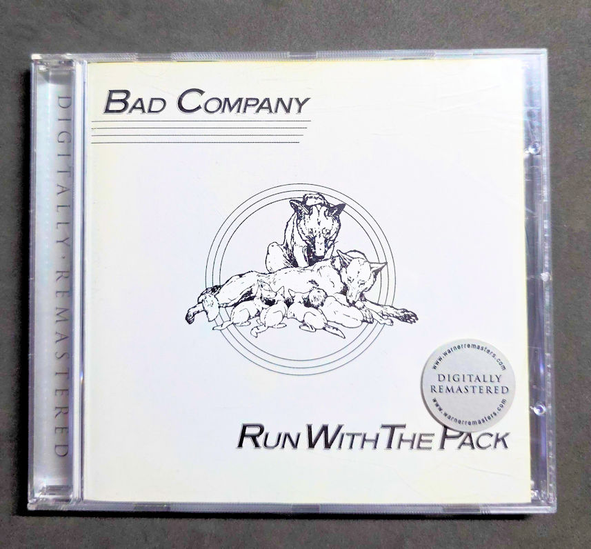 BAD COMPANY Run with the pack (CD ve Kapak iyi durumda)