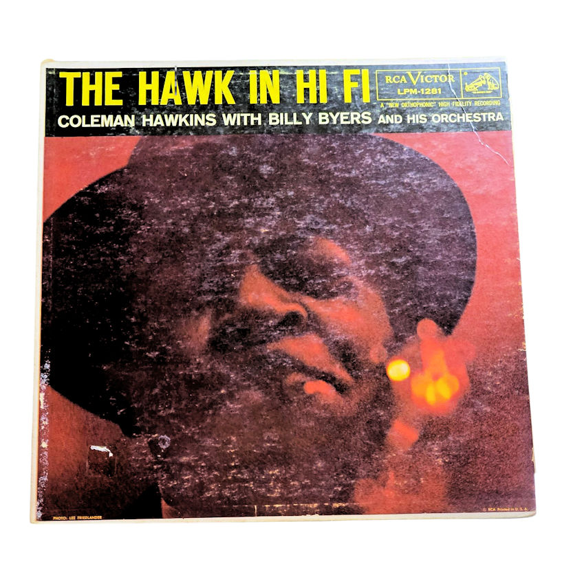 COLEMAN HAWKINS w/ BILLY BYERS *Made in U.S.A. Plak 7 / Kapak 6,5