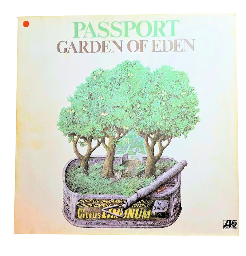 PASSPORT Garden of Eden – Printed in Germany *Atlantic 1978 Plak 7 / Kapak 8