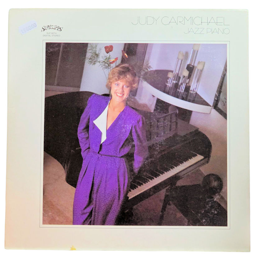 JUDY CARMICHAEL Jazz Piano – Printed in U.S.A. Plak 8 / Kapak 8