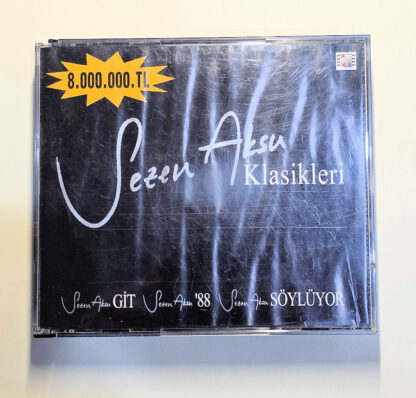 SEZEN AKSU klasikleri (3 CD ve Kapak iyi durumda, kitapçik kötü durumda)