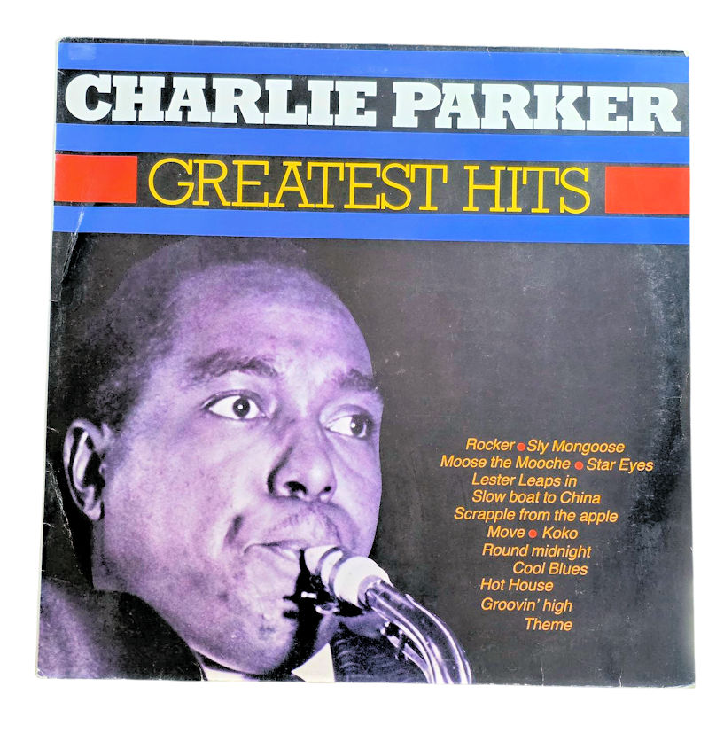CHARLIE PARKER Greatest hits *Made in Germany Plak 8 / Kapak 7,5
