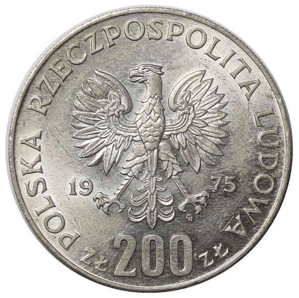 POLAND 200 Zlotyich 1975 (mat baskı) VF - Görsel 2
